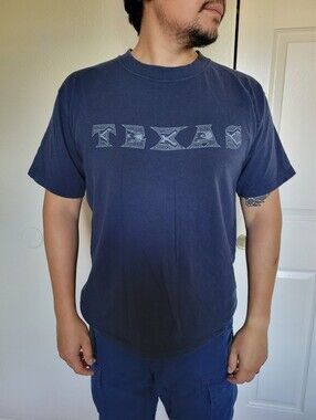 VNT All Sport Maxweight Navy T-Shirt - Blue and White Tag Texas